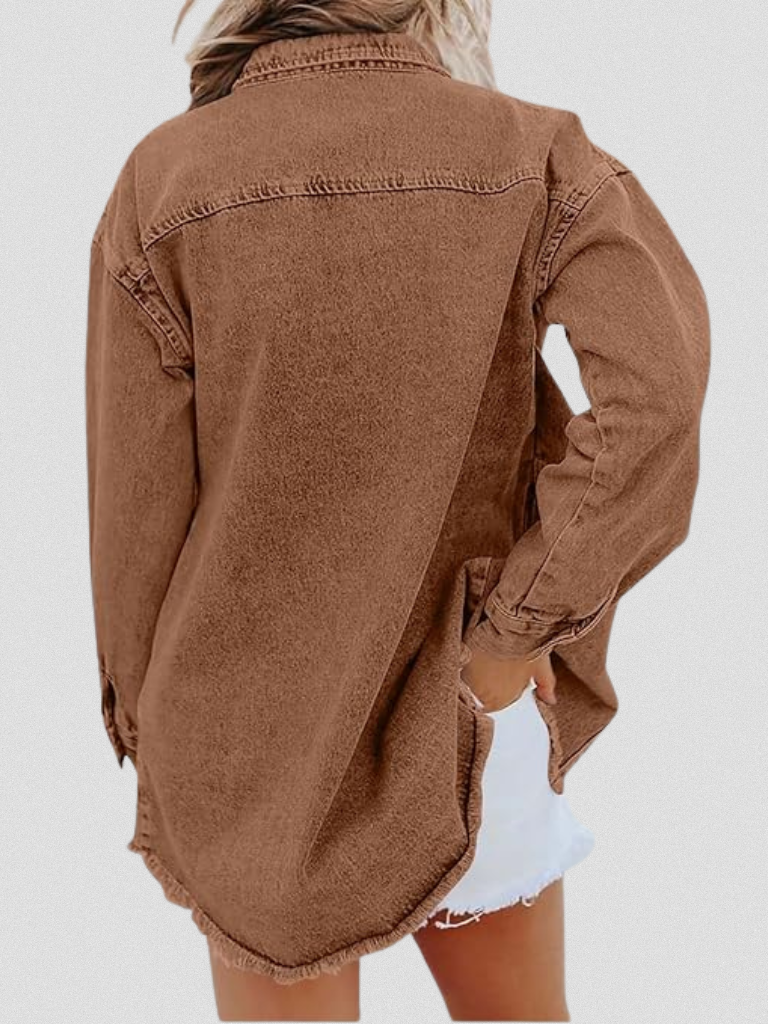 Angela | Classic Denim Shirt of Timeless Ease