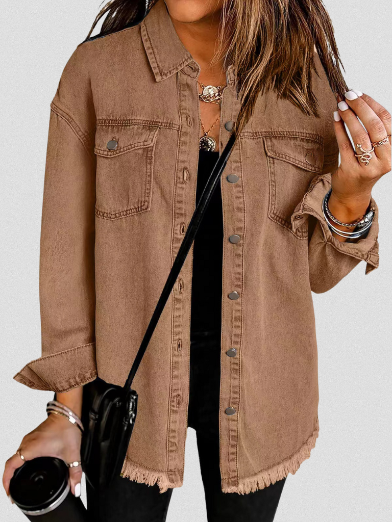 Angela | Classic Denim Shirt of Timeless Ease