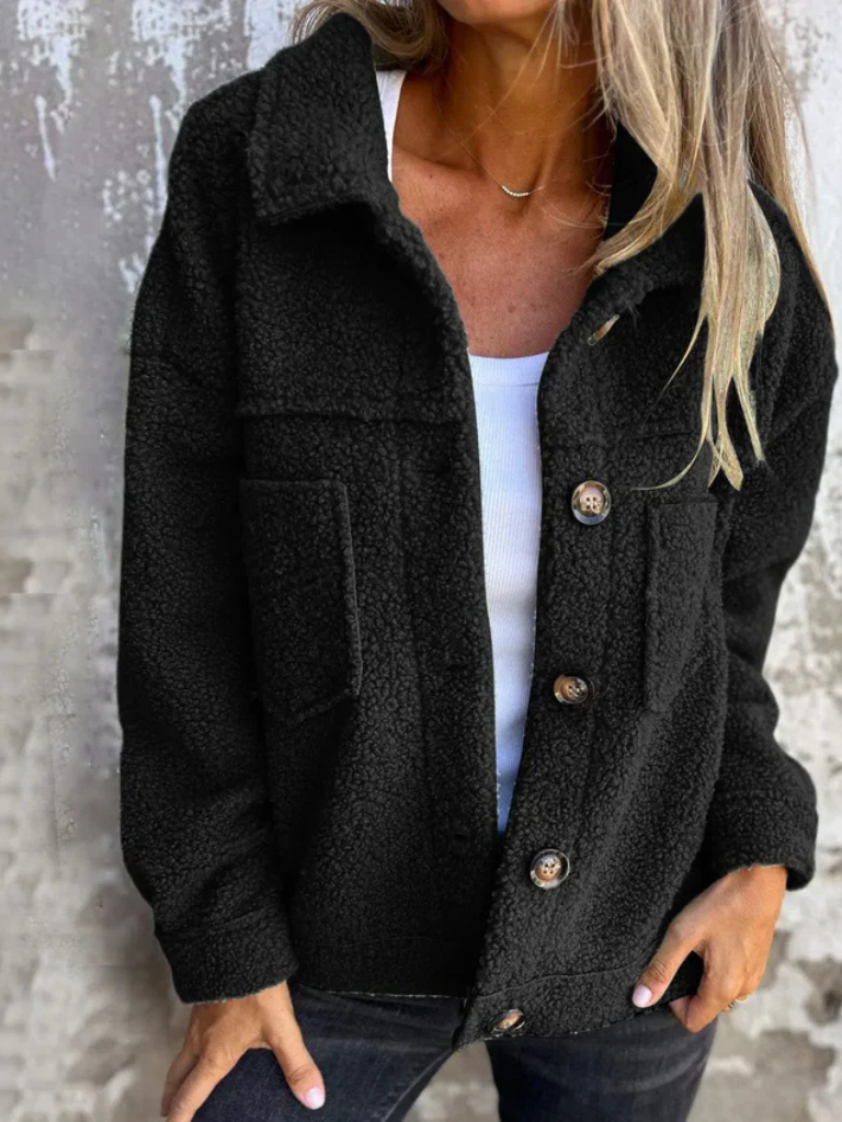 Sandra | Cozy Button Jacket of Effortless Warmth