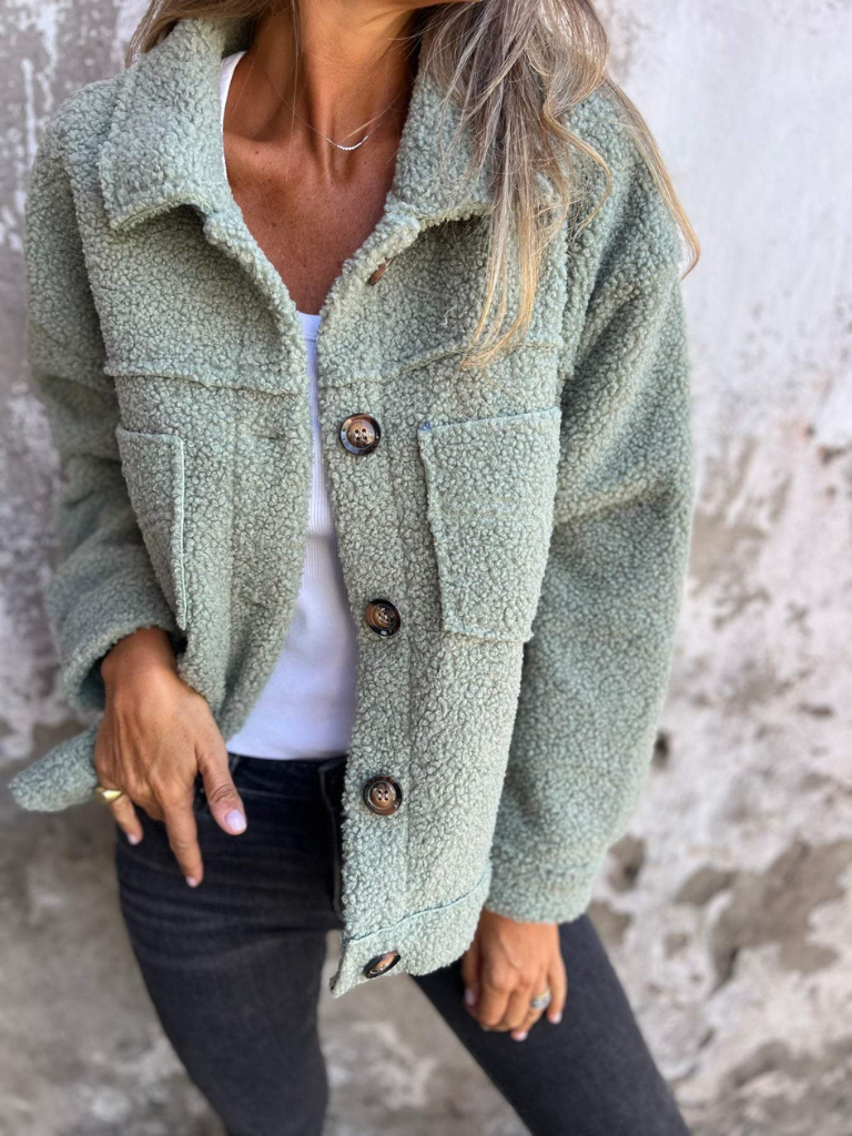 Sandra | Cozy Button Jacket of Effortless Warmth