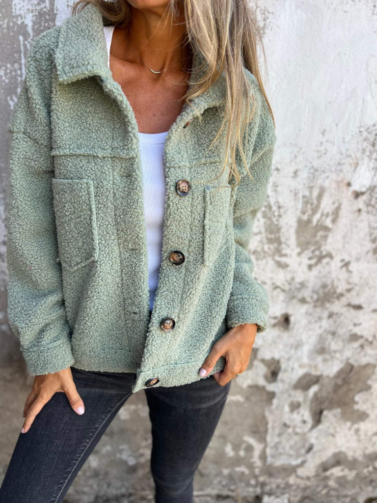 Sandra | Cozy Button Jacket of Effortless Warmth
