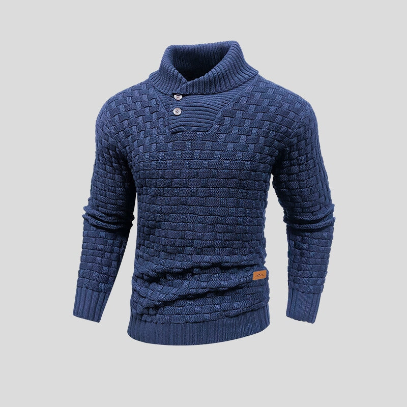 Carlos | Classic Button Collar Sweater