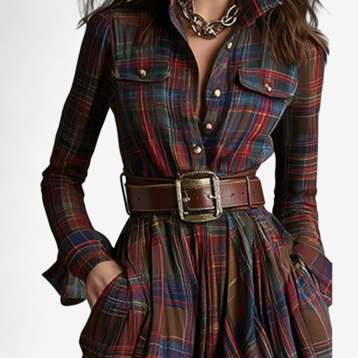 Delilah | Autumn Plaid Elegance