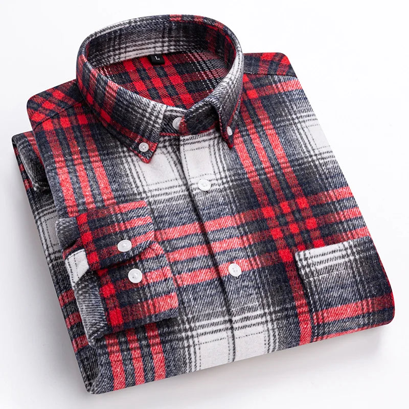 Hudson | Classic Sanded Plaid Shirt