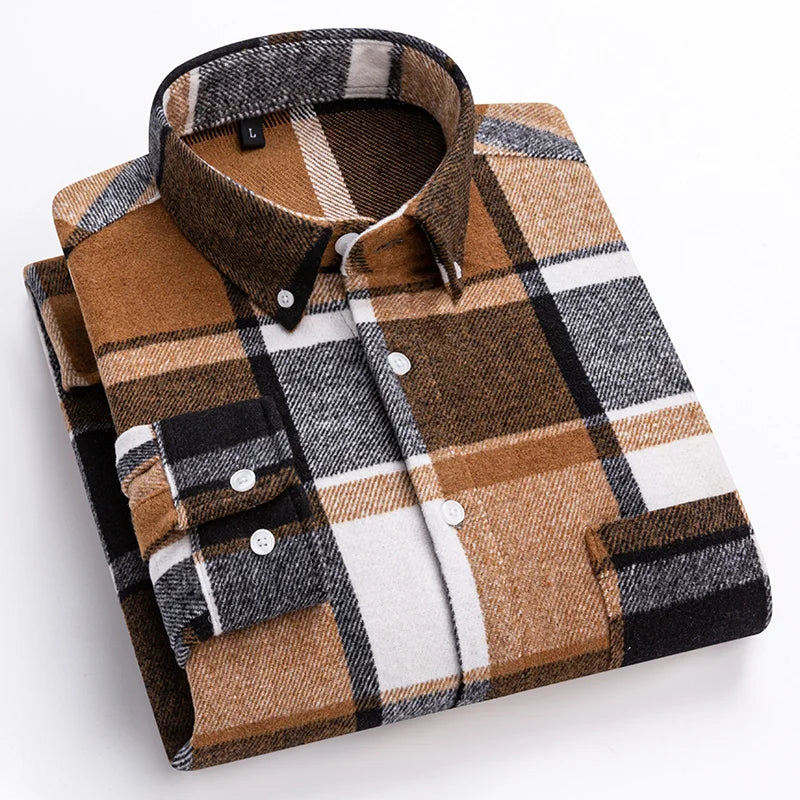 Hudson | Classic Sanded Plaid Shirt