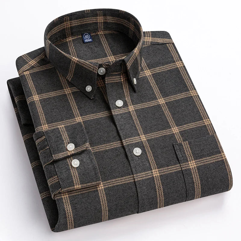 Hudson | Classic Sanded Plaid Shirt