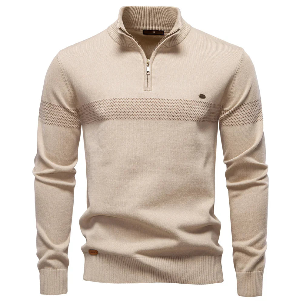 Winter Zip Knit Pullover
