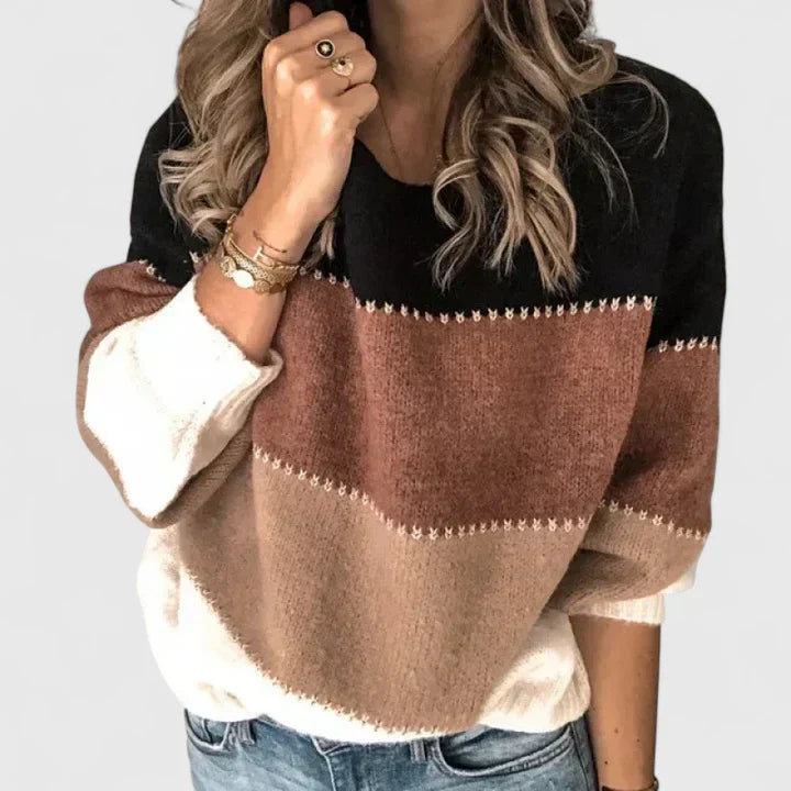Jasmyrah  | Cozy Striped Sweater