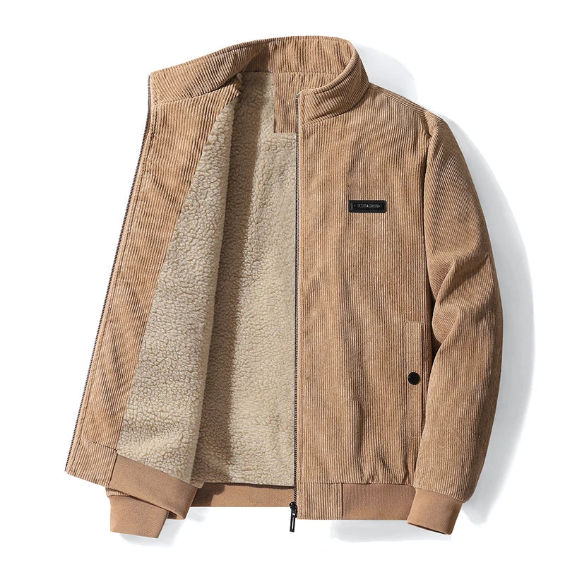 Corduroy Fleece Lined Jacket