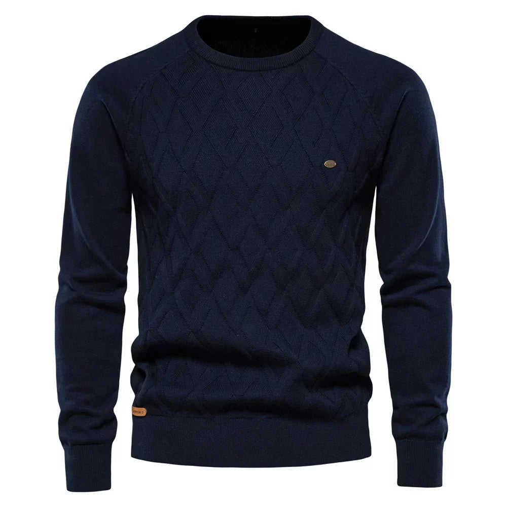 Logan | Essential Cotton Pullover with Refined Elegance
