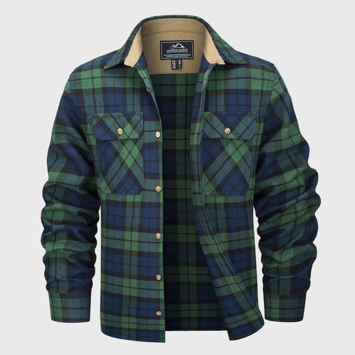 Grant | Heritage Corduroy Flannel Shirt