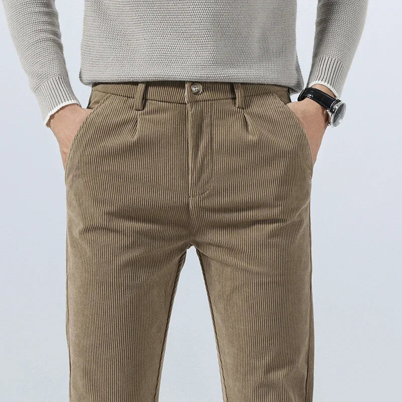 Lucas | Corduroy Slim Fit Pant
