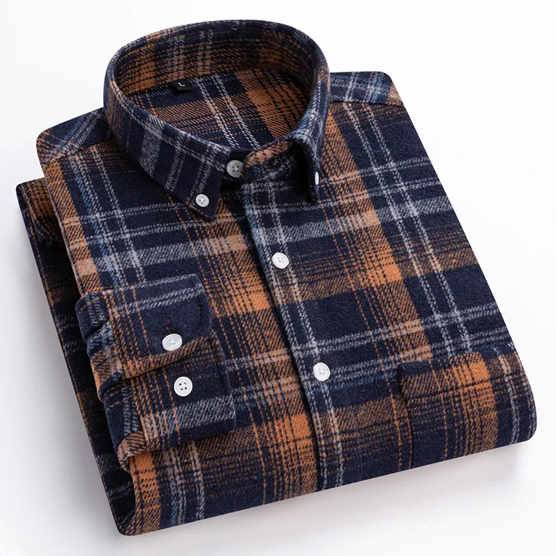 Hudson | Classic Sanded Plaid Shirt