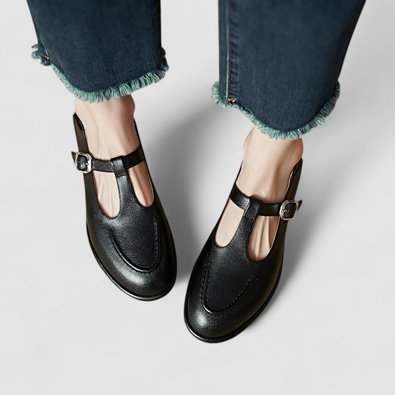 Lena | Comfortable Low Heel Mary Jane
