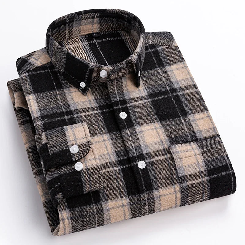 Hudson | Classic Sanded Plaid Shirt