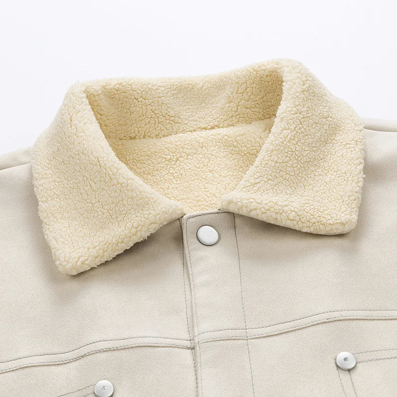 Belford | Suede Touch Sherpa Jacket