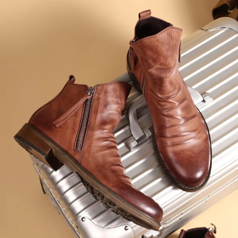 Classic Leather Chelsea Boots