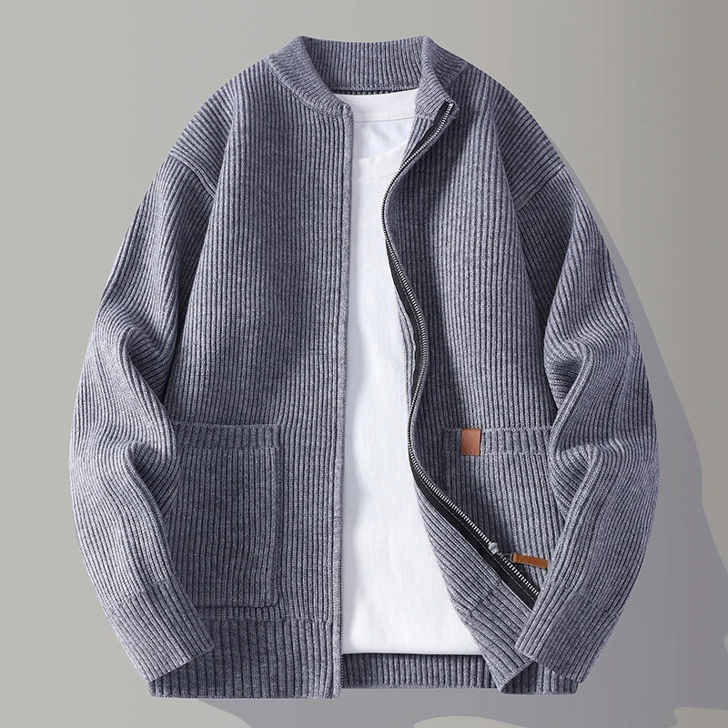 Arden | Wool Zip-Up Sweater