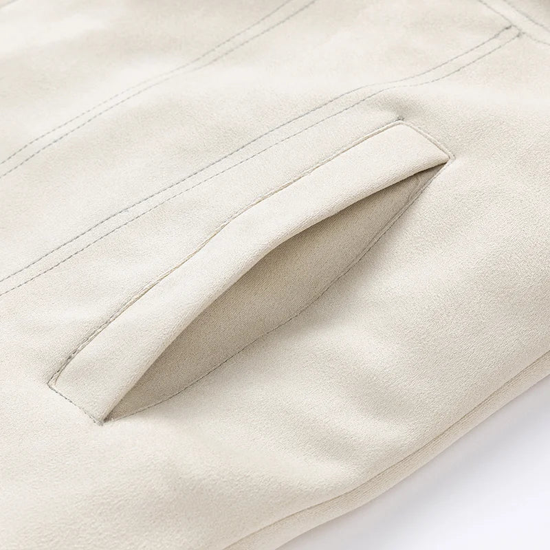 Belford | Suede Touch Sherpa Jacket