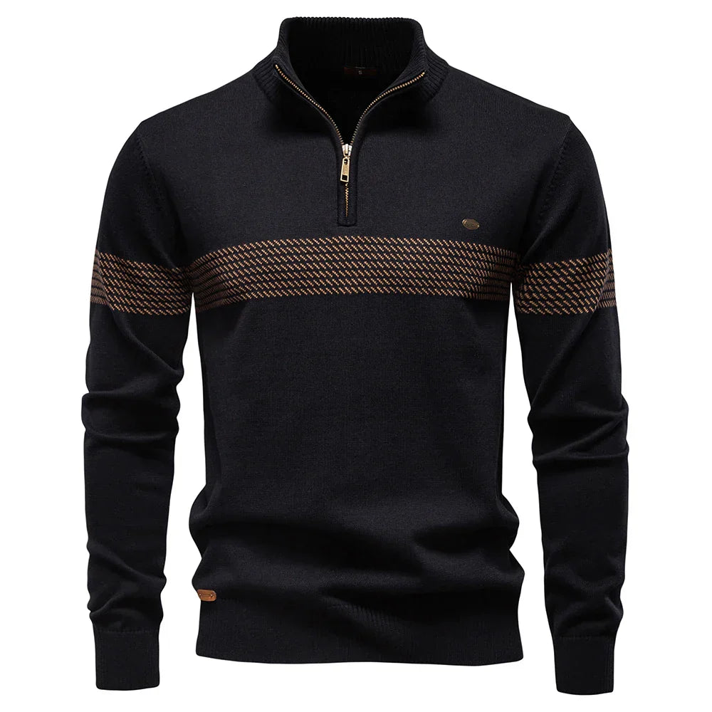 Winter Zip Knit Pullover