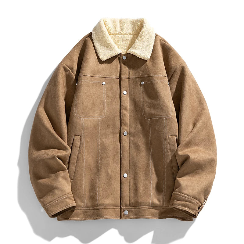 Belford | Suede Touch Sherpa Jacket