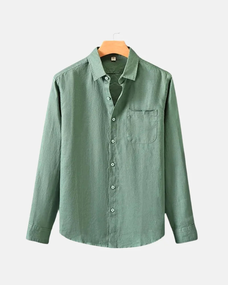 Effortless Linen Statement Shirt