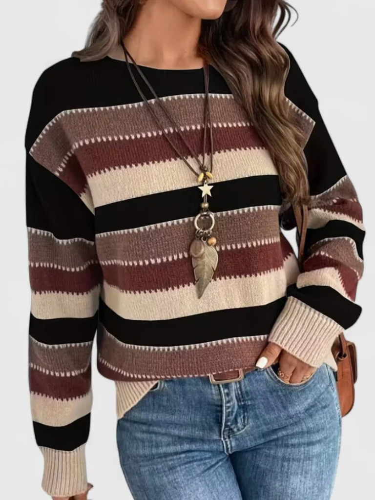 Harper | Effortless Striped Pullover