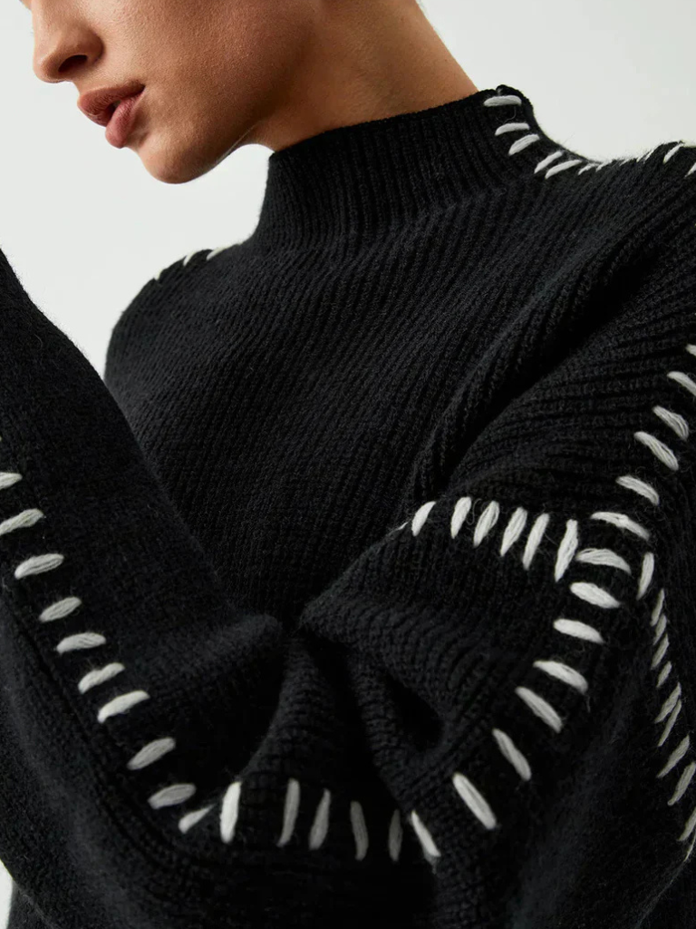 Brenda | Cozy-Chic Mock Neck Sweater