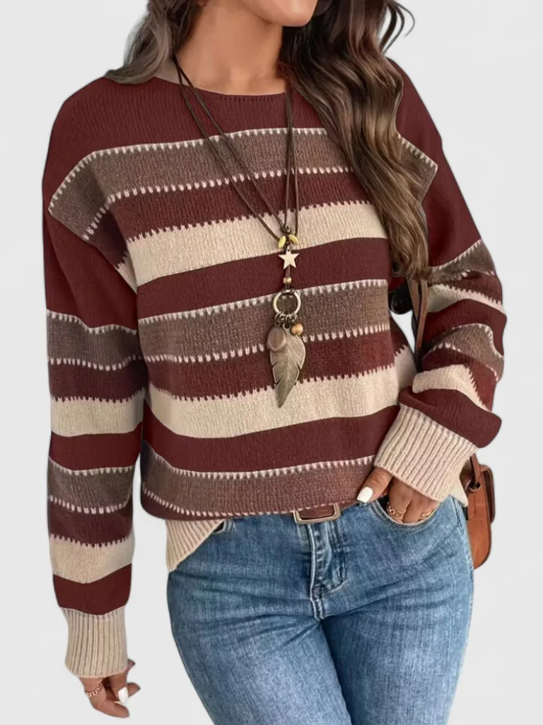 Harper | Effortless Striped Pullover