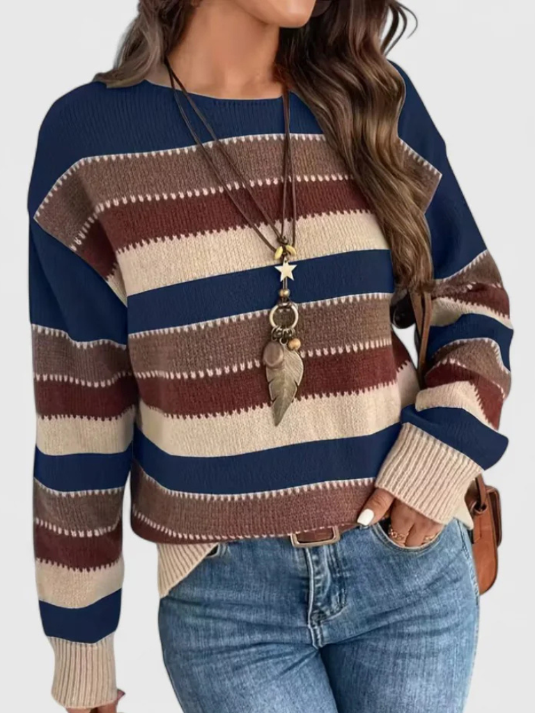 Harper | Effortless Striped Pullover