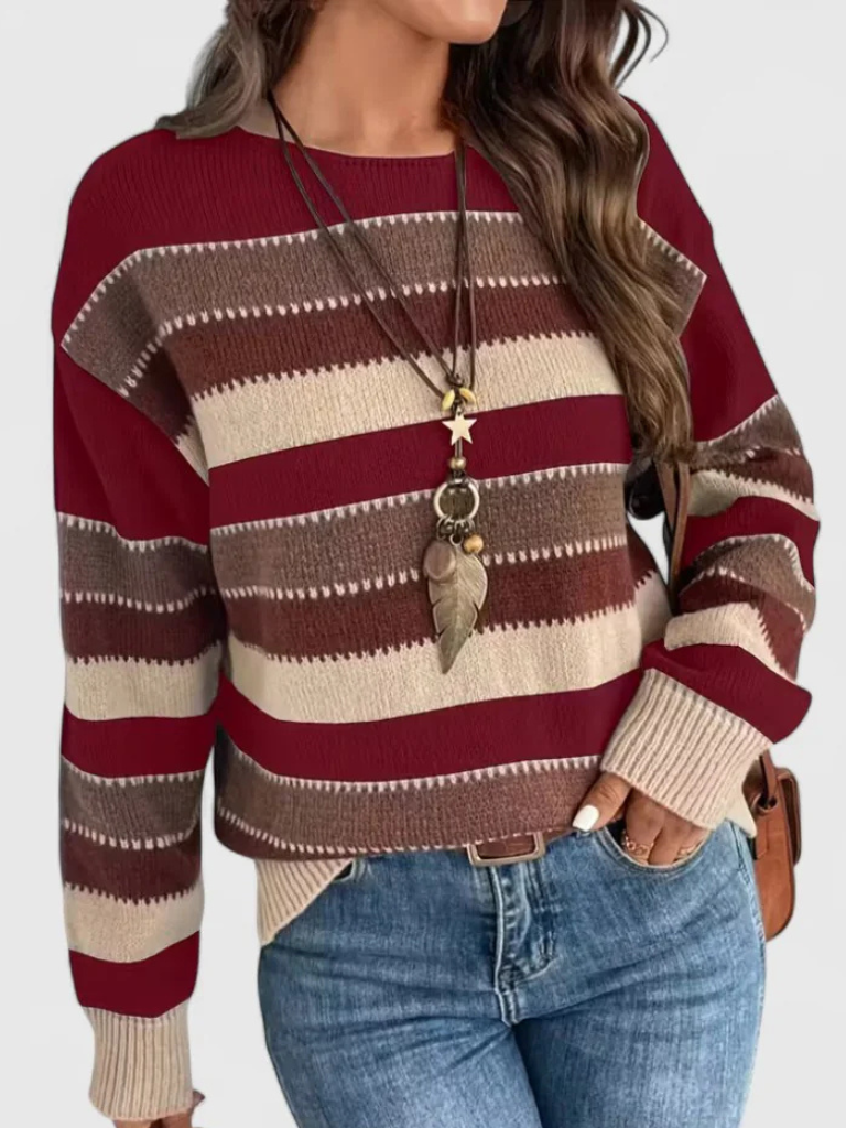 Harper | Effortless Striped Pullover