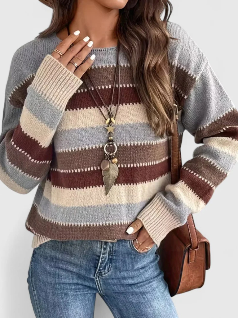 Harper | Effortless Striped Pullover