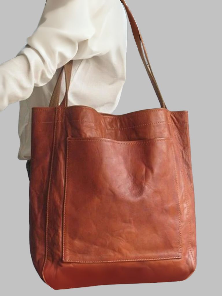 Sabine | Waxed Tote of Effortless Refinement