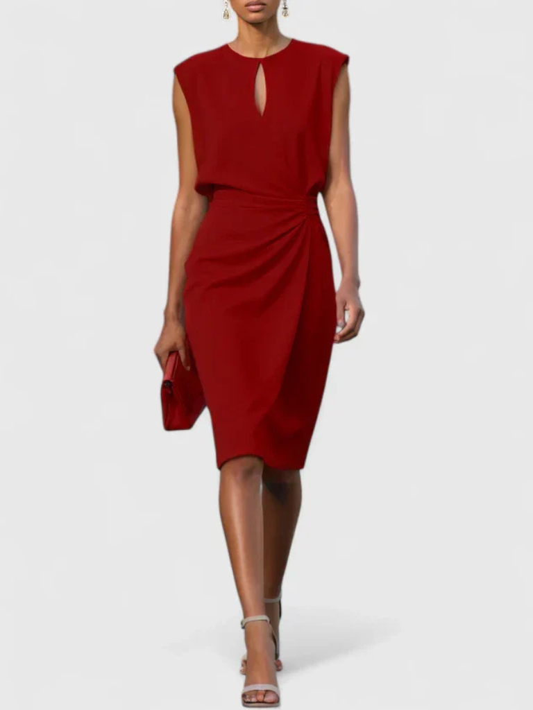 Seraphine | Draped Dress of Timeless Grace