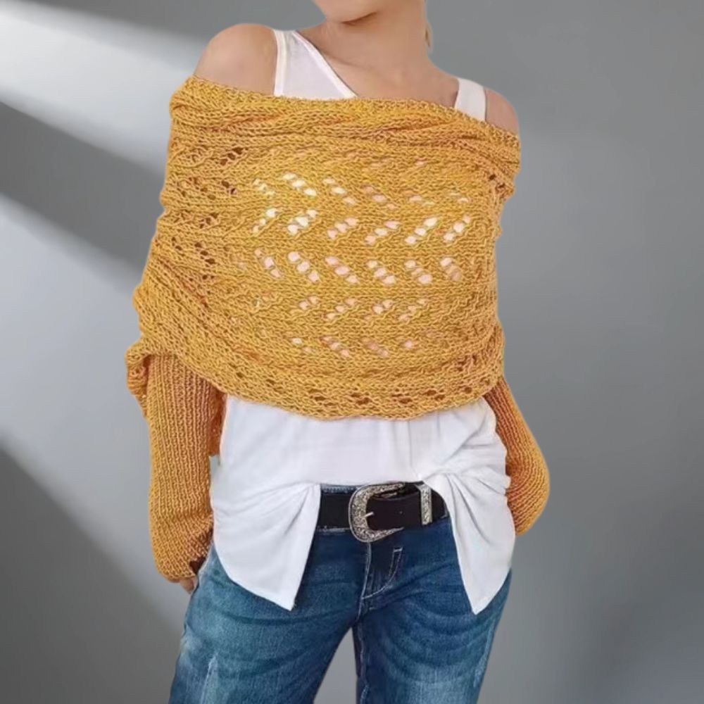 Selene | Stylish Knitted Shawl