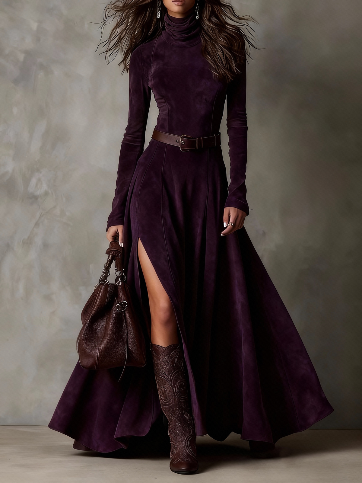 Briar |  Suede Dress