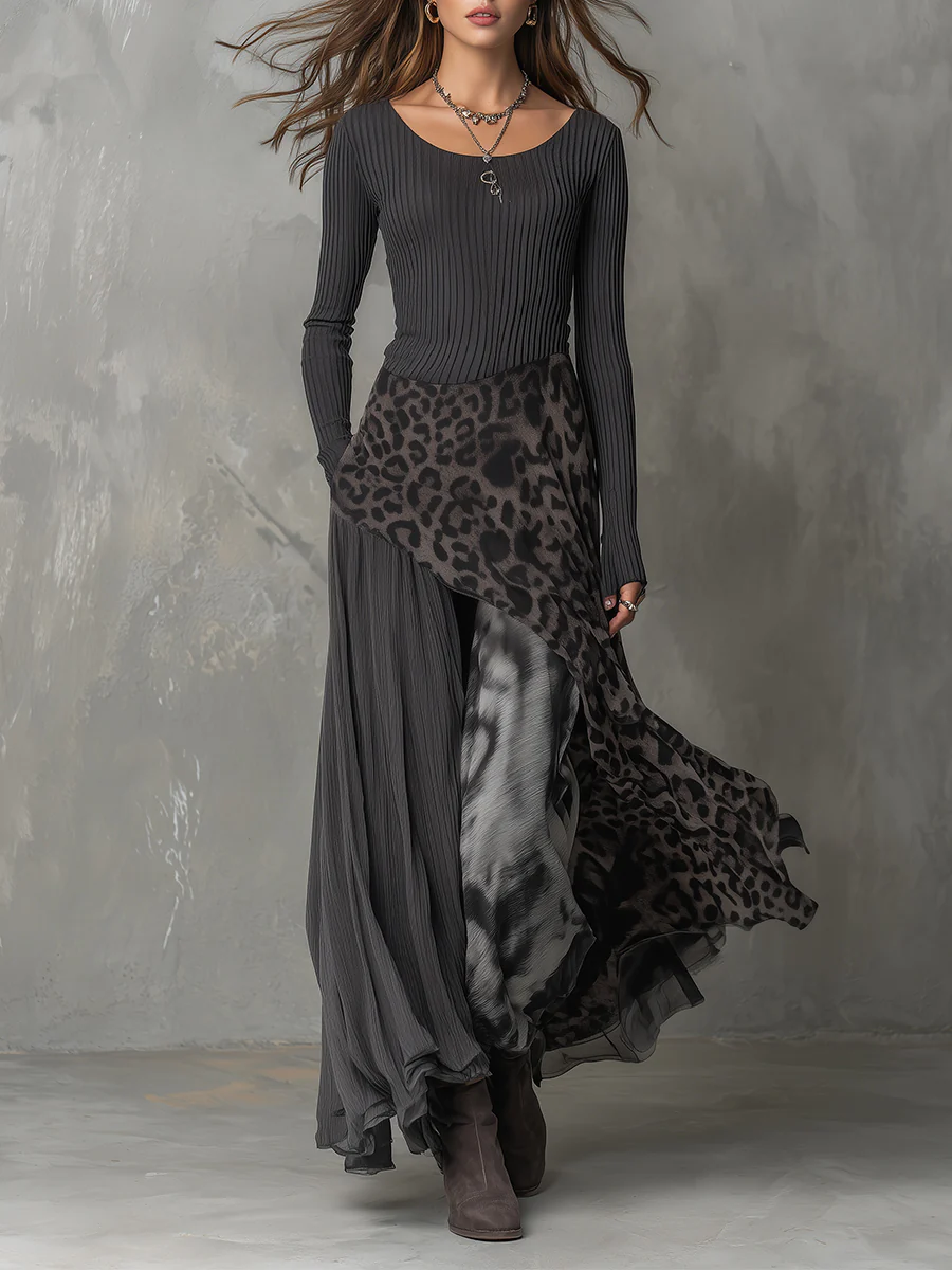 Aria | Bohemian Print Maxi Dress