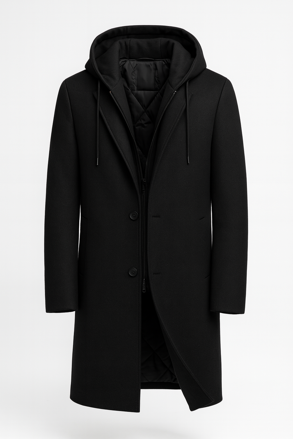Refined Winter Overcoat Essential
