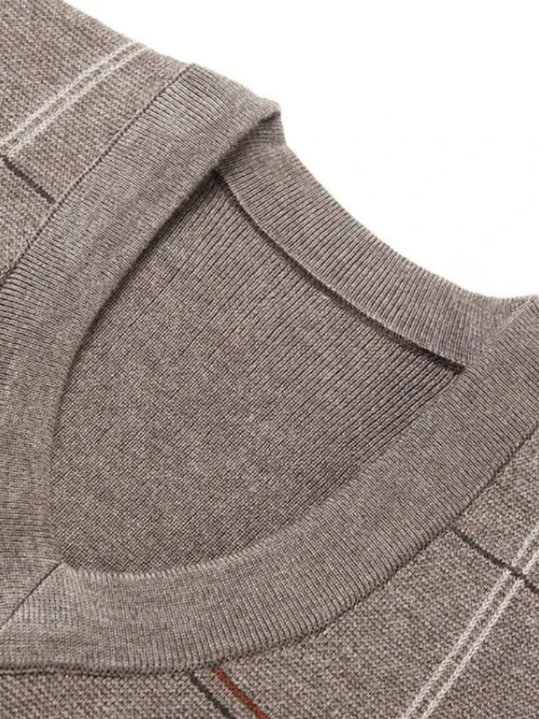 Quillon | Checkered Kinit Vest