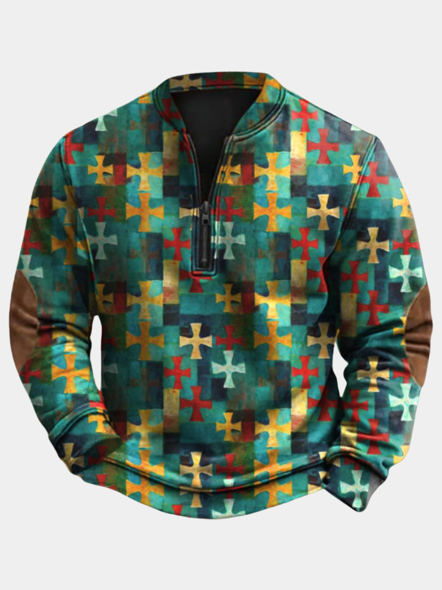 Everett | Geometric Pattern Sweater