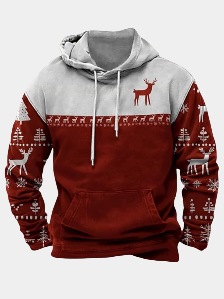 Rhett | Rennes Christmas Print Hoodie