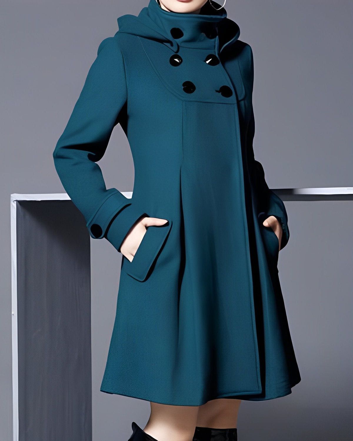 Harper | Refined Hooded Scarf Layer
