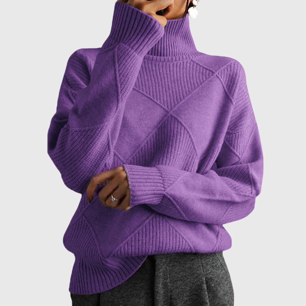 Angela| Elegant Knit Pullover