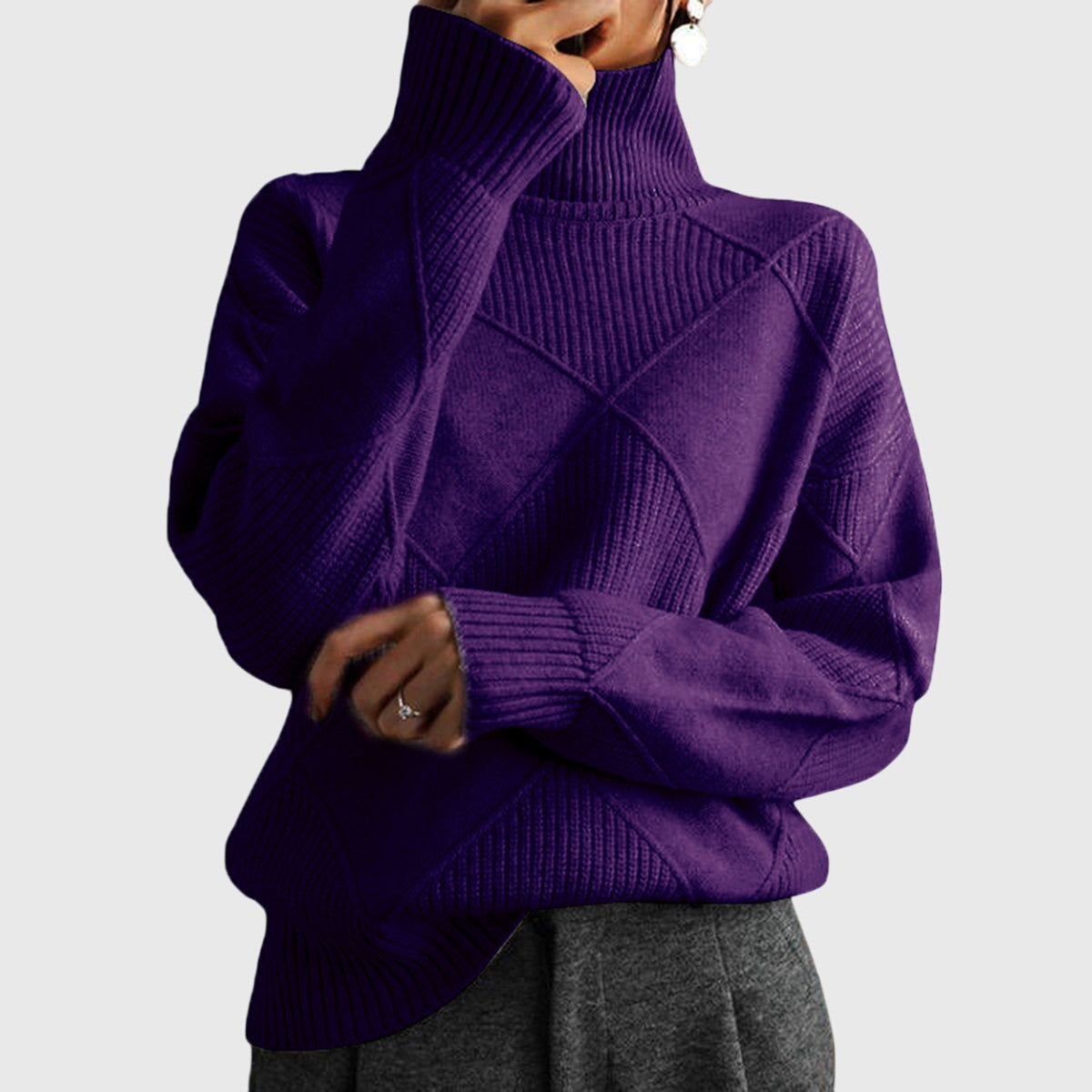 Angela| Elegant Knit Pullover