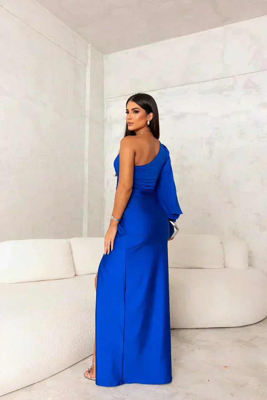 Lucinda | One-Shoulder Evening Maxi Dress