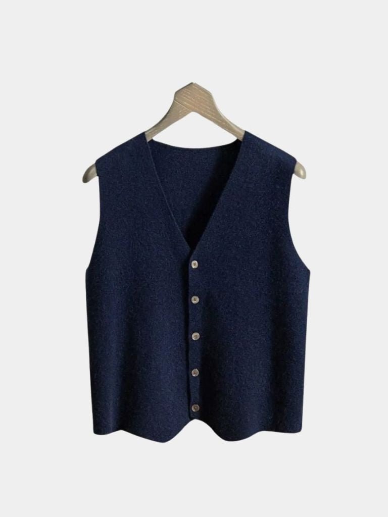 Soren | Cashmere Cardigan Vest