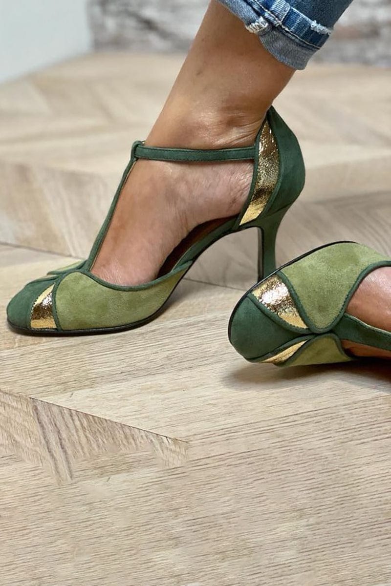 Juliet| Chic Patchwork Pumps