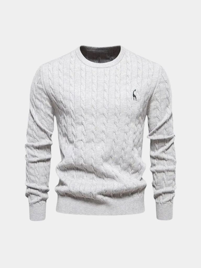 Yorick |Cotton Crew Neck Pullover Sweater
