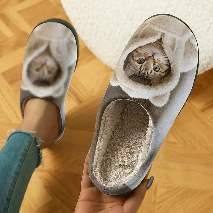 Colette | Cozy Cat Home Slippers