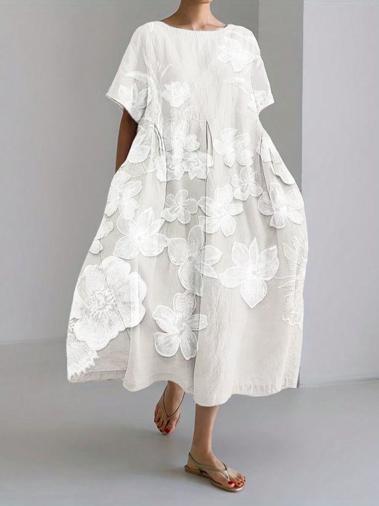 Neriah | Elegant Floral Print Dress